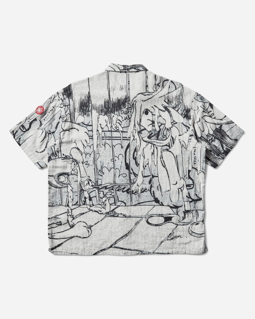Риза Cav Empt ECPL Graphic Print Shirt Сиво | CES28SH09 WHITE
