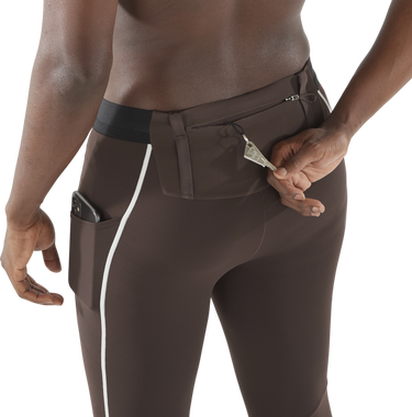 Клинове Salomon Salomon Sense Aero Stow Tights Кафяво | lc2432-0, 3