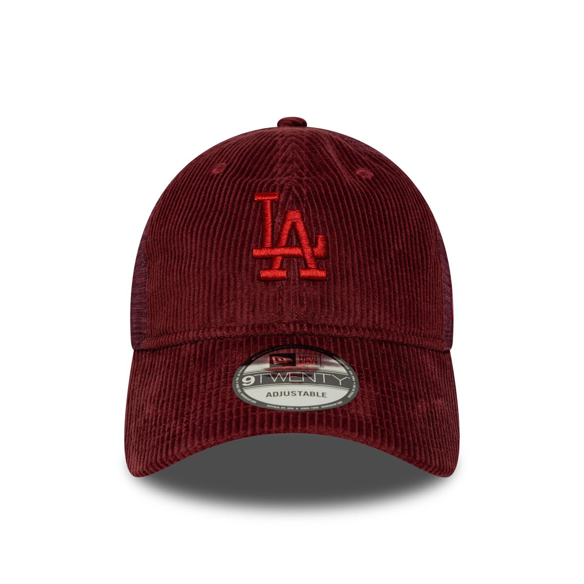 Шапка с козирка New Era Cord 9TWENTY LA Dodgers Adjustable Cap Бургунди | 60691099, 1