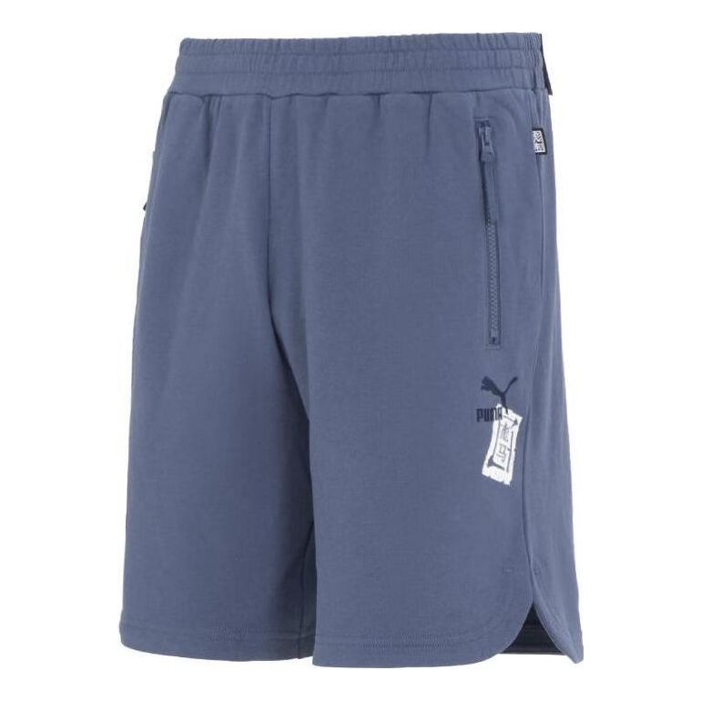 Къси панталони Puma Logo Casual Shorts Синьо | 677521-56, 0