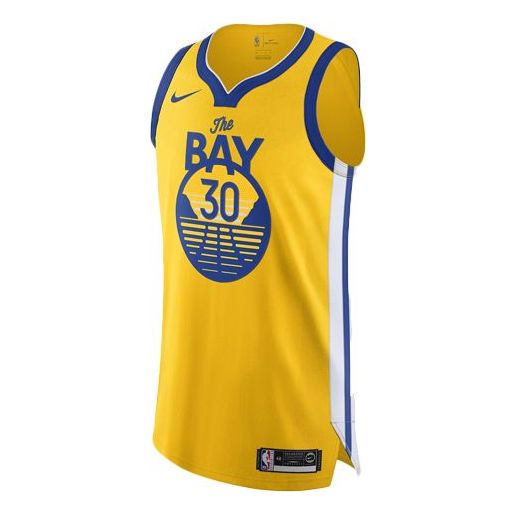 Фланелка Nike Golden State Warriors Player Edition Jersey Жълто | AT9842-728, 0