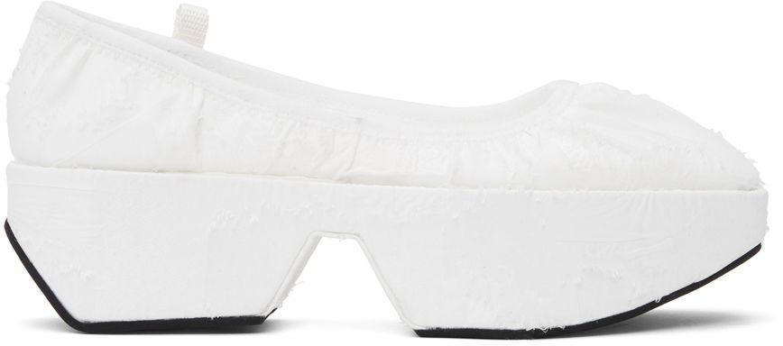 Пола Cecilie Bahnsen Cecilie Bahnsen Alexandra Ballet Flats Бяло | 01.22-SH0013, 0