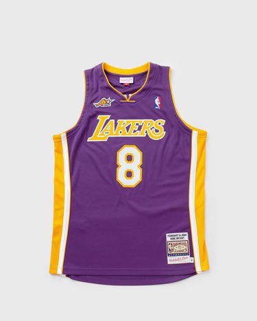 Фланелка Mitchell & Ness Authentic Los Angeles Lakers 2000-01 #8 Jersey XXL Лилаво | AJY4CP19035-LALPRGD00KBR, 3