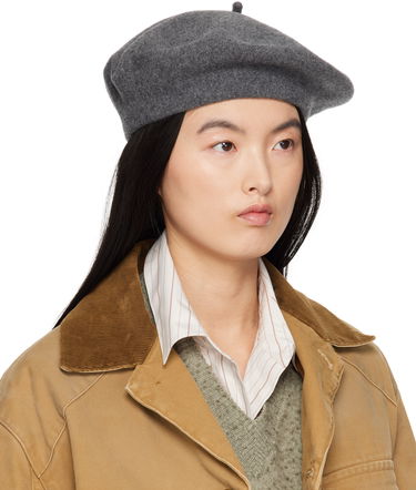 Барета Maison Margiela Maison Margiela Heavy Wool Beret Тъмно синьо | S50TC0075 M13115, 3