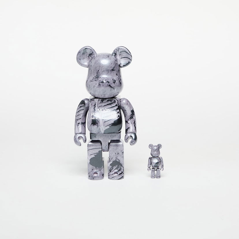 Колекционерско Medicom Toy BE@RBRICK Moon Footprints 100% & 400% Set Многоцветен | 4530956614656