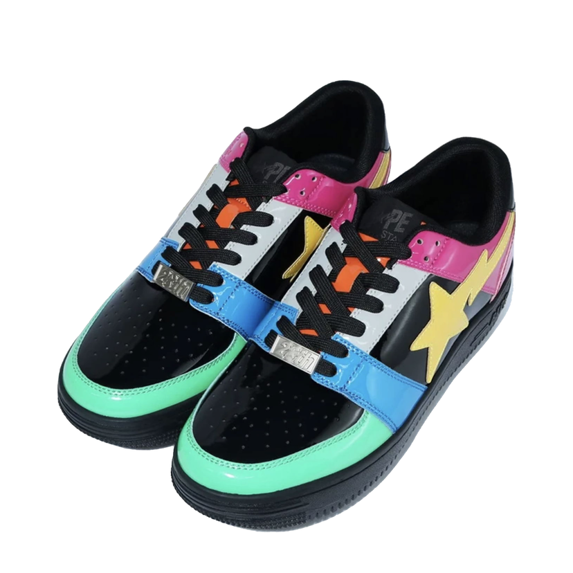 Кецове и обувки BAPE Bape Sta Low "Crazy Black" Черно | 1G80191012 BLK