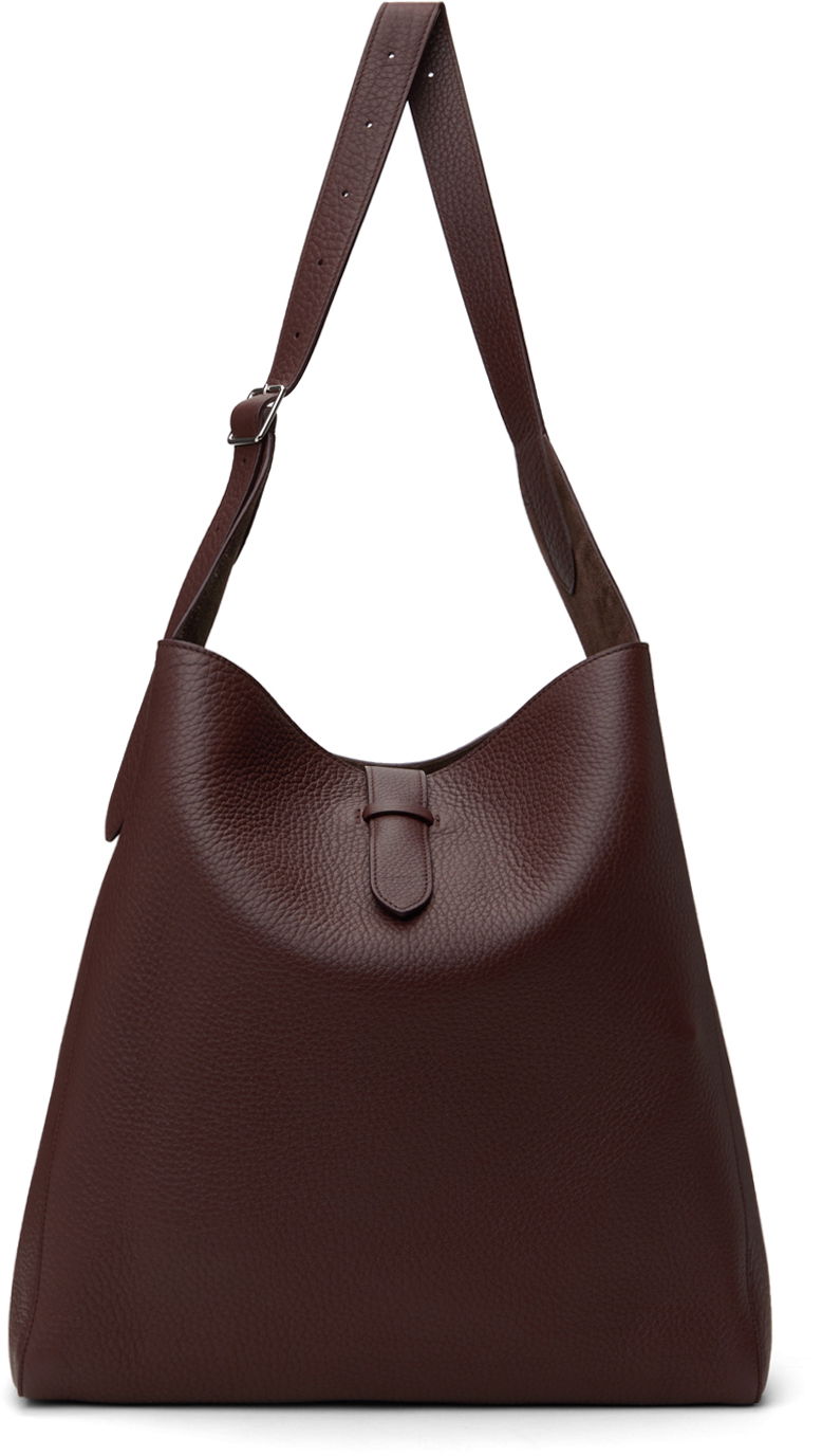 Голяма пазарска чанта The Row Burgundy Blake Tote Бургунди | W1699-L129