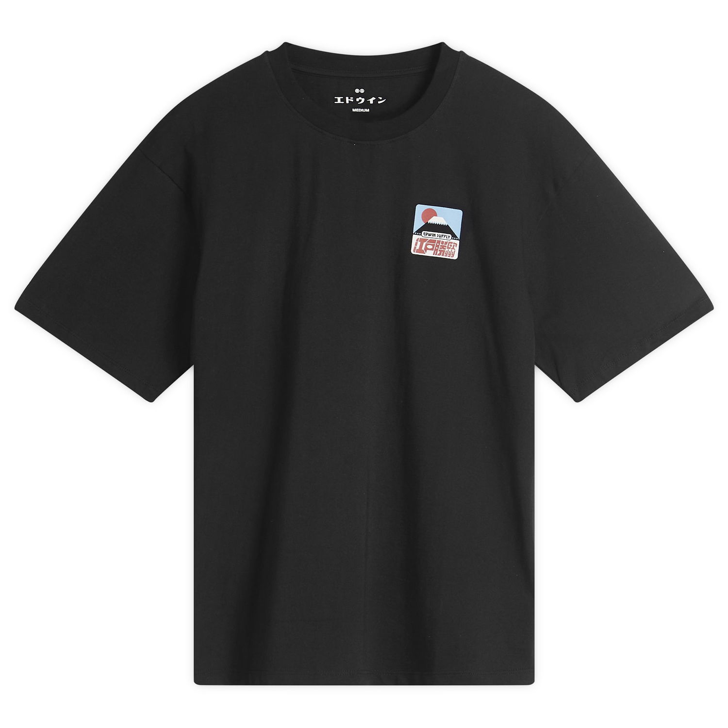 Тениска EDWIN Edwin Sunset On Fuji Graphic T-Shirt Черно | I035001-8900, 1