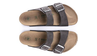 Кецове и обувки Birkenstock Arizona Vegan Narrow Fit Кафяво | 1023014, 3