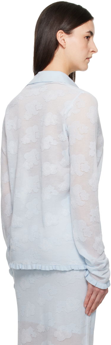Пуловер Cecilie Bahnsen Cecilie Bahnsen Petra Knit Cardigan Синьо | 1.25KNI50003 PETRA CARDIGAN, 2