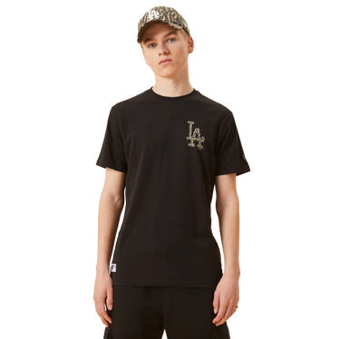Тениска New Era LA Dodgers Logo Infill Black T-Shirt Черно | 12893124, 0