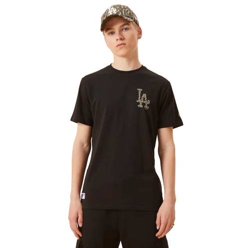 Тениска New Era LA Dodgers Logo Infill Black T-Shirt Черно | 12893124, 0