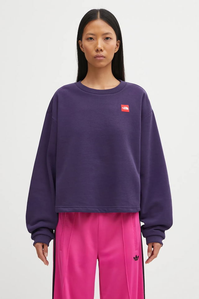 Plain Cropped Crewneck Sweatshirt Redbox