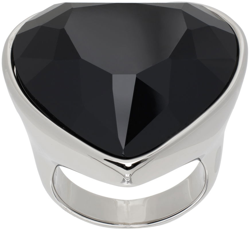 Пръстен VETEMENTS Crystal Heart Ring Сиво | UE64RI500B, 0