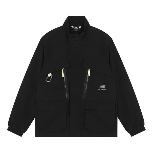 Ветровка New Balance Fleece Lined Woven Jacket Черно | AMJ21357-BK, 0