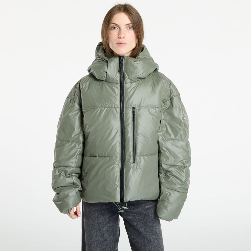 Пухо яке adidas Performance Stella McCartney Padded Winter Jacket Зелено | JX4339