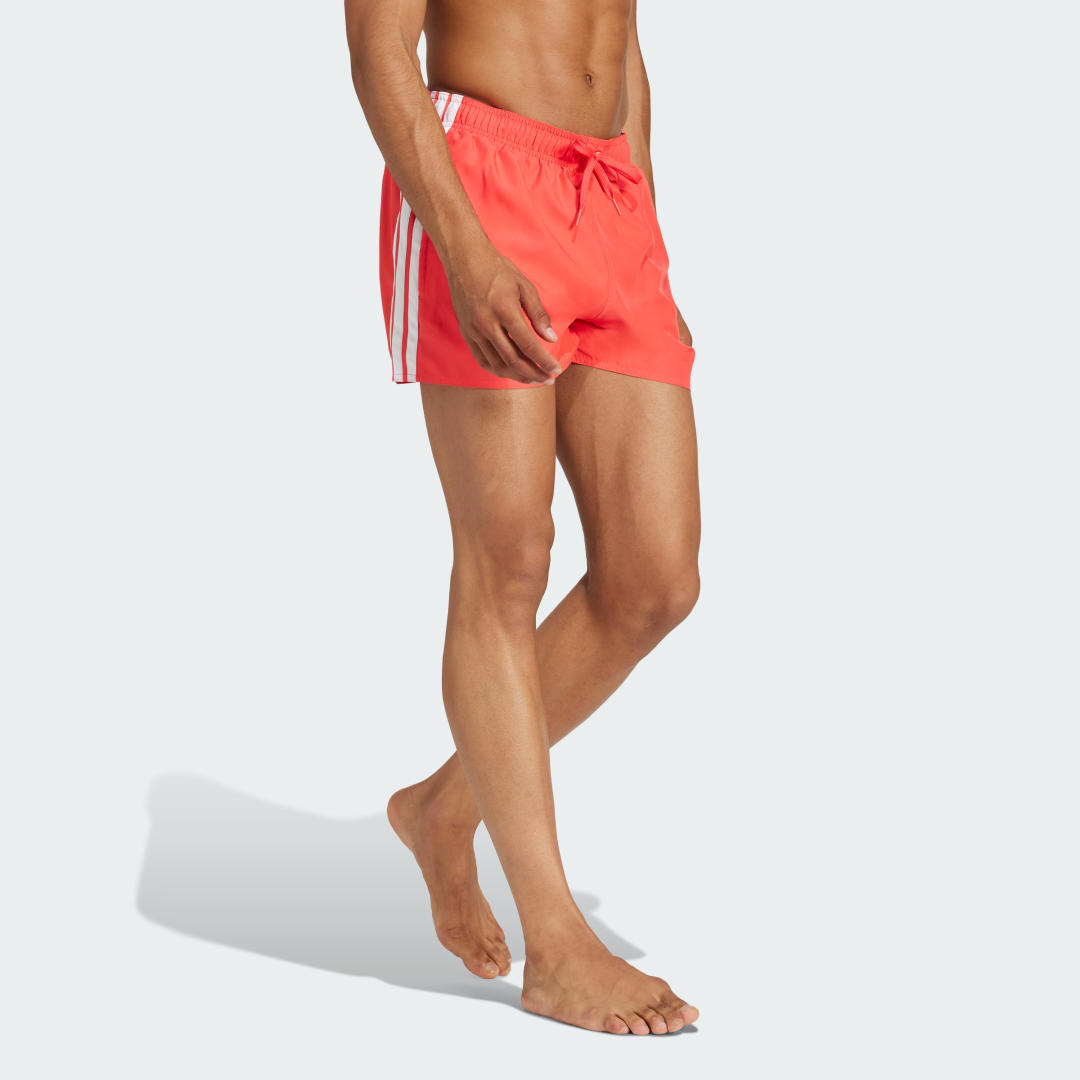Бански adidas Performance 3-Stripes Swim Shorts Червено | JD4233, 1