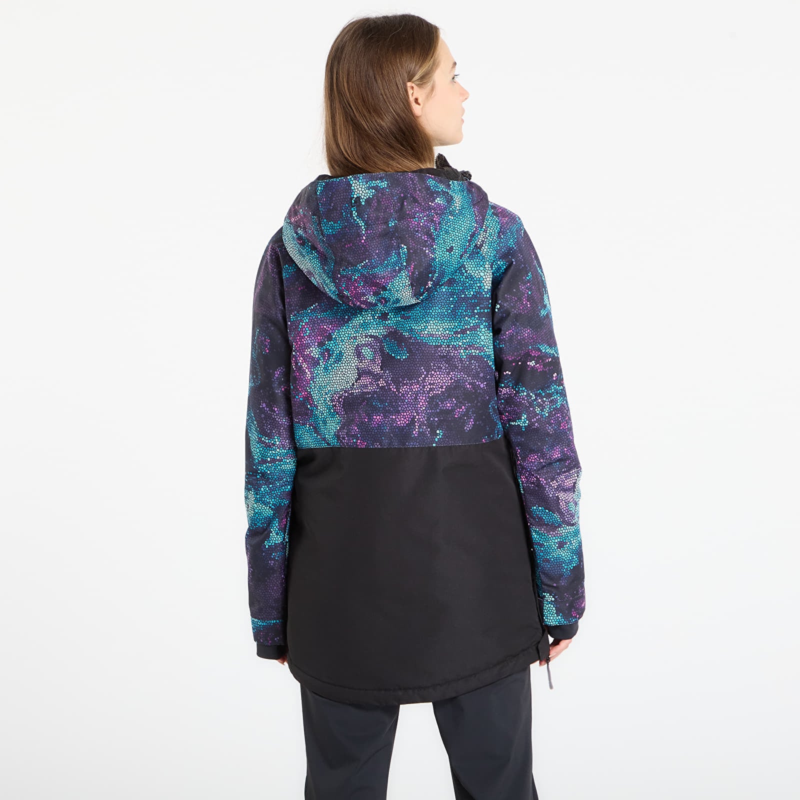 Fiora Anorak Jacket Mosaic Pattern, 3