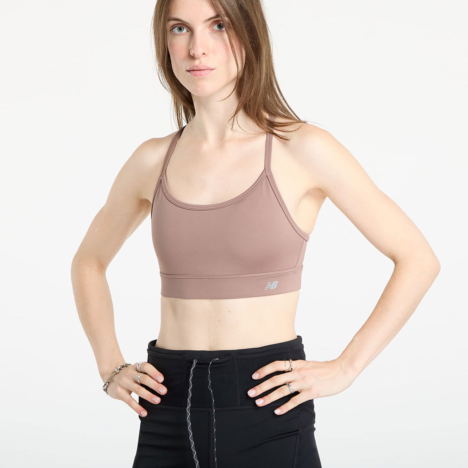 Сутиен New Balance Impact Training Sports Bra Кафяво | NBWB51039EAS, 1