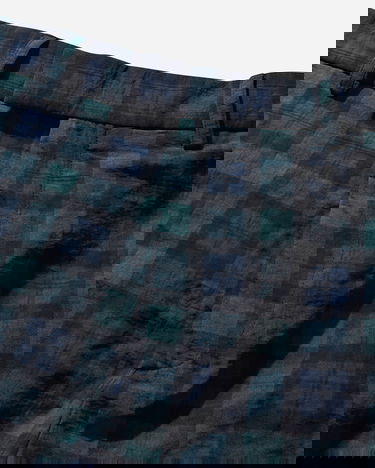 Къси панталони Martine Rose Tailored Gym Shorts Tartan Синьо | 323WP11024, 4