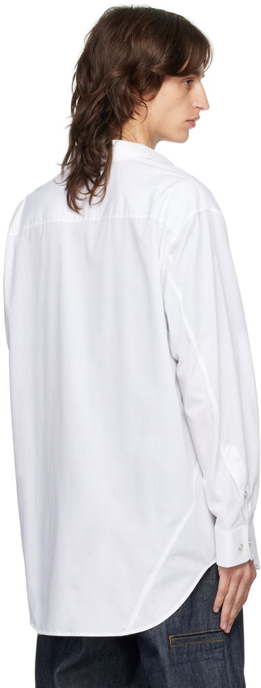 Риза Helmut Lang Helmut Lang Apex Oversized Shirt Бяло | O06HM599, 2