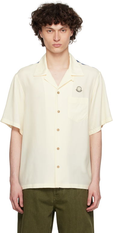 Риза Moncler Moncler Genius Mercedes-Benz by NIGO Satin Shirt Жълто | K14012F00001M5921, 0