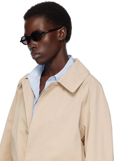 Слънчеви очила Bottega Veneta Bottega Veneta Classic Oval Sunglasses Черно | BV1388S-001, 3