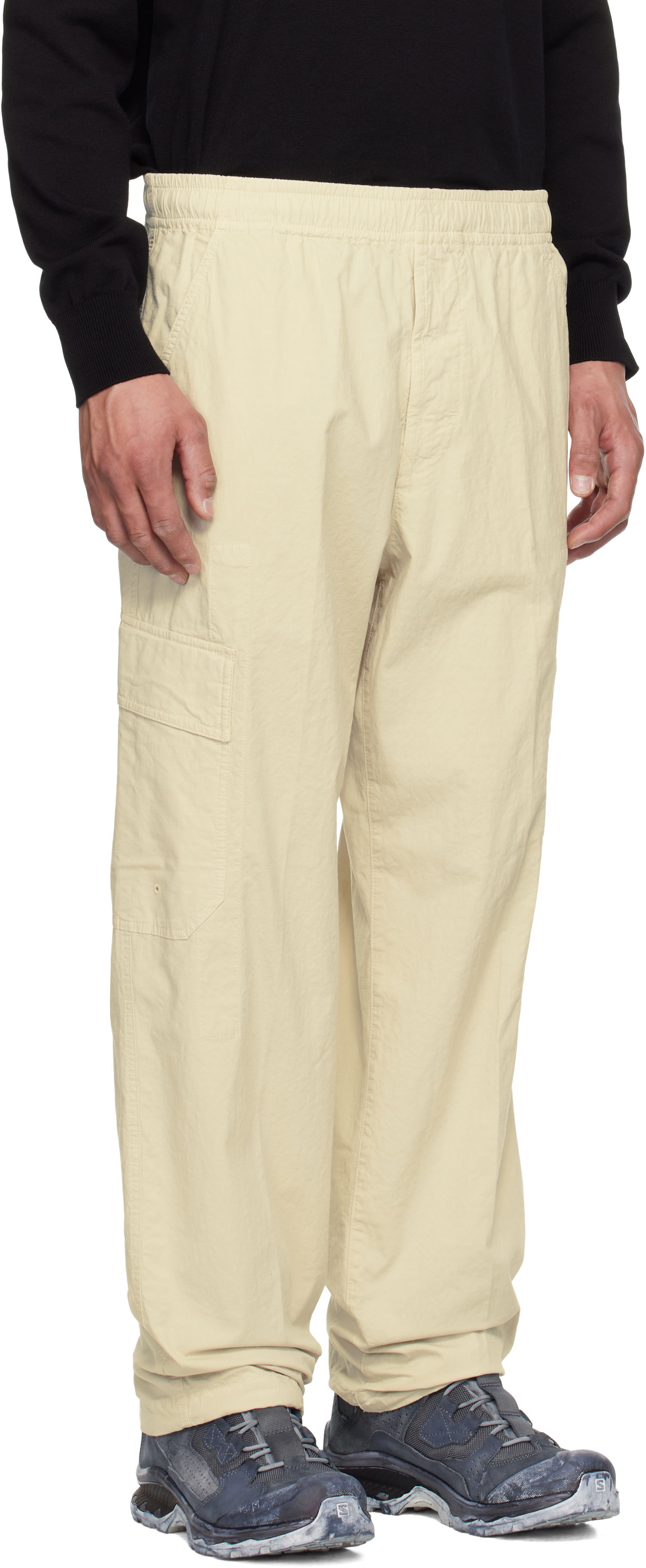 Карго панталони Stone Island Stone Island Mil-Spec Stretch Ripstop Cargo Pants Бежово | K1S15 3100022 S0063, 1