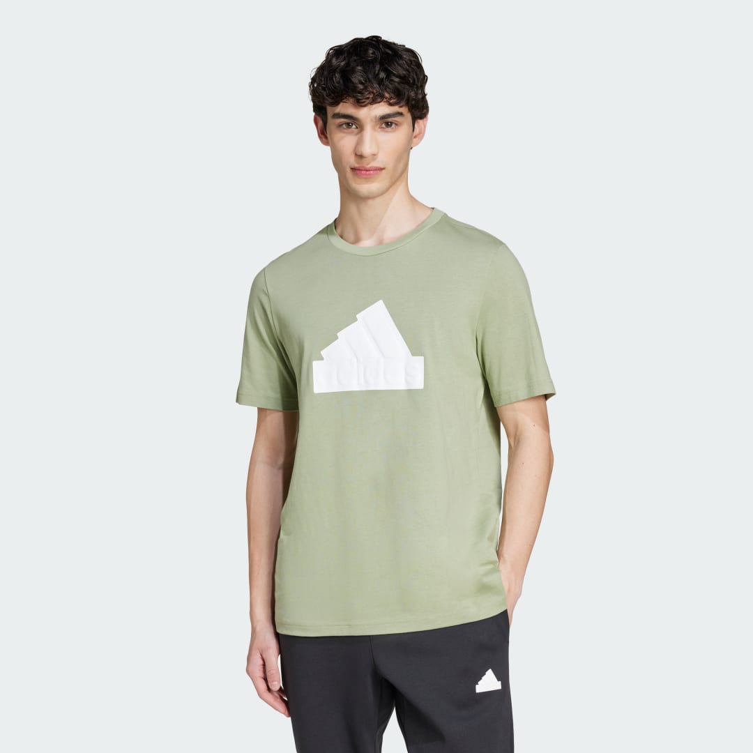 Тениска adidas Performance Future Icons Badge of Sport Tee Зелено | IY7716, 0