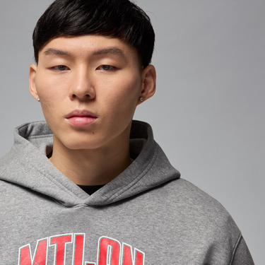 Суитчър Jordan Jordan Milan Fleece Hoodie Сиво | HQ0442-091, 4