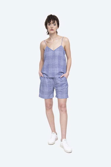 Къси панталони NORSE PROJECTS Sophia Light High Waist Shorts Синьо | NW35.0036.7005, 1