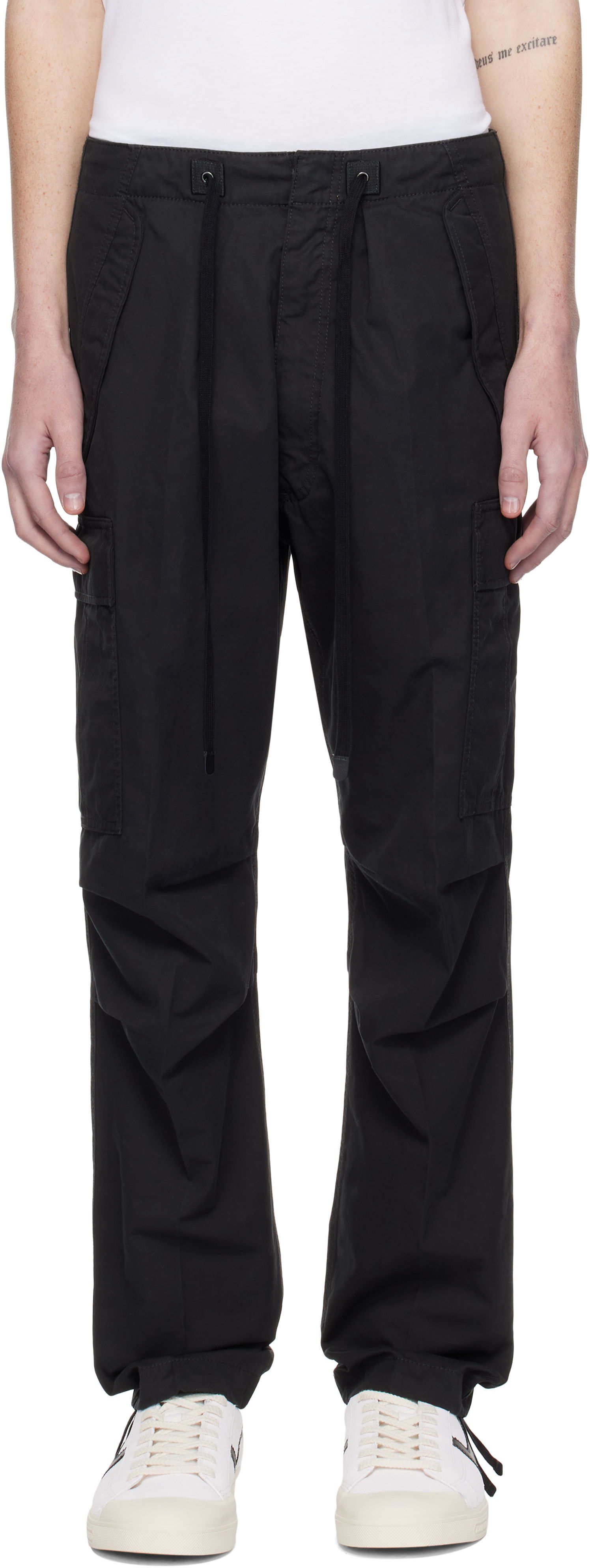 Карго панталони Tom Ford Tom Ford Enzyme Twill Cargo Pants Черно | SCC001-FMC054F23, 0