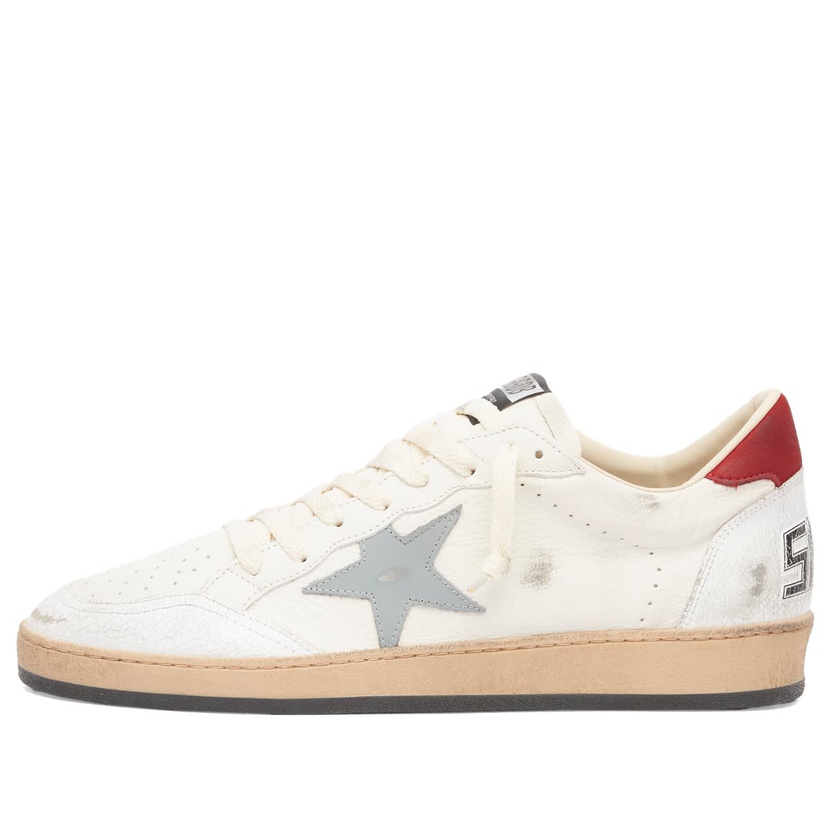 Кецове и обувки Golden Goose Ball Star Leather Бяло | GMF00117-F006777-12155, 0