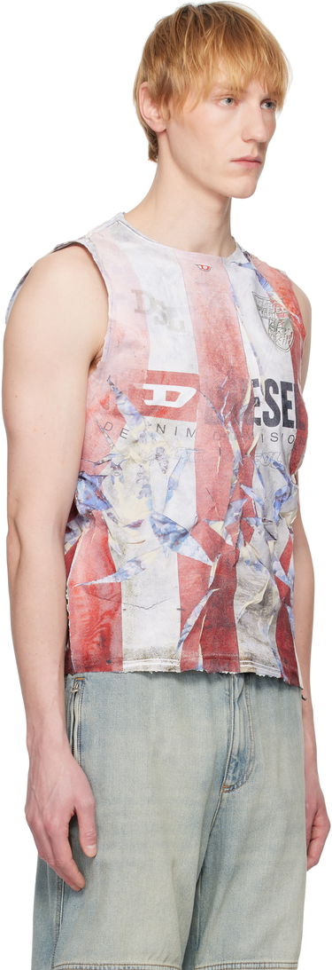 Потник Diesel Diesel T-Per Stripe Tank Top Бяло | A18700-0SKBT-42AA, 1