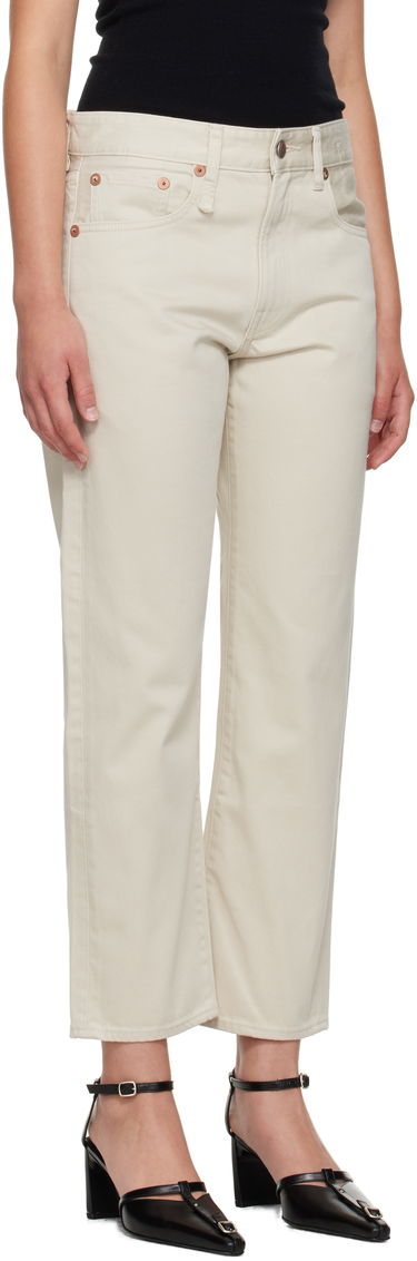 Дънки R13 R13 Romeo Straight-Leg Jeans Бежово | R13WD103-D338A, 1