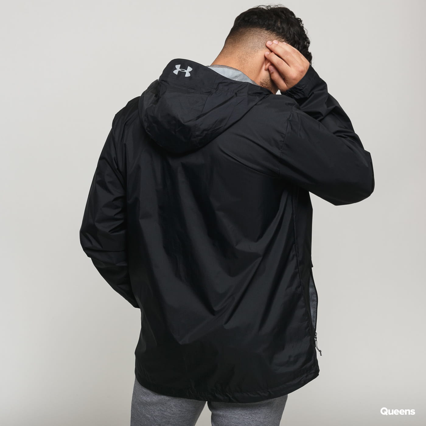 Ветровка Under Armour Forefront Rain Jacket Черно | 1321439-001, 1