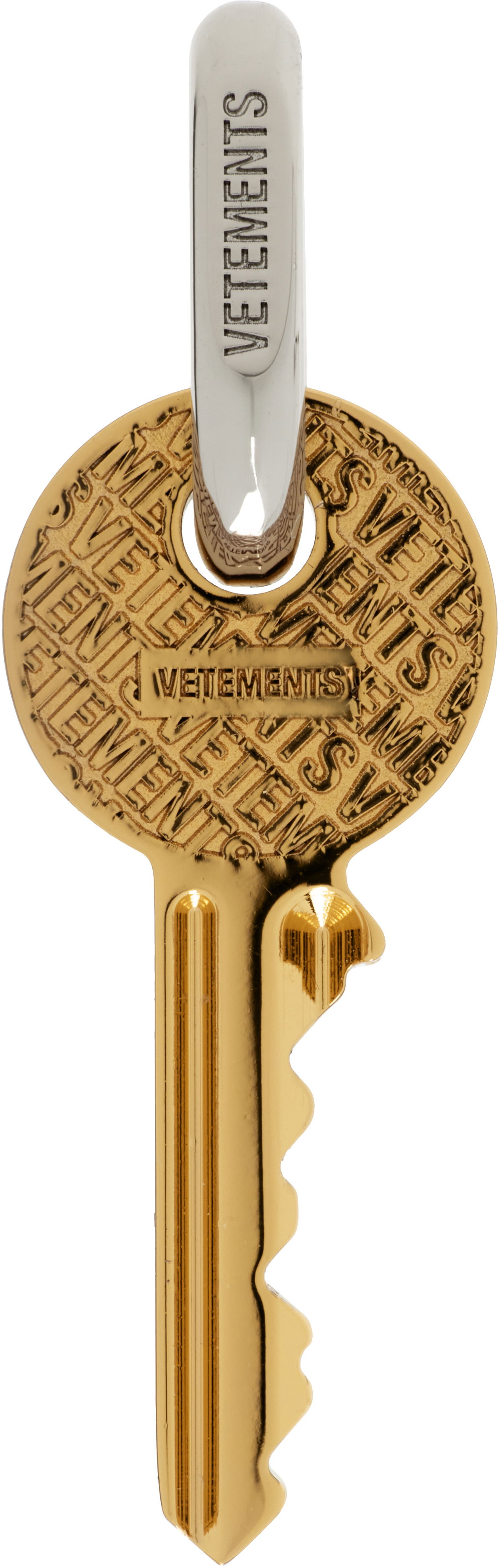 Обеци VETEMENTS Key Single Earring Металик | UH76EA700GS, 0
