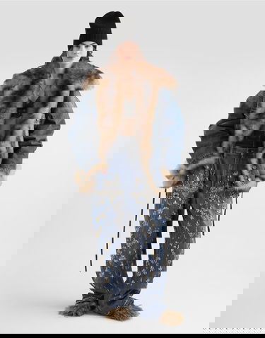 Яке Dolce & Gabbana Denim Jacket With Fur Многоцветен | F9T08ZG8OC9S9001, 1