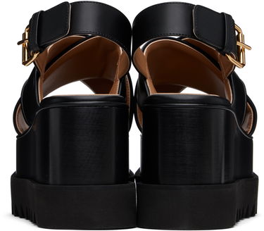 Облекло Stella McCartney Stella McCartney Elyse Platform Heeled Sandals Черно | 810527KP027, 1