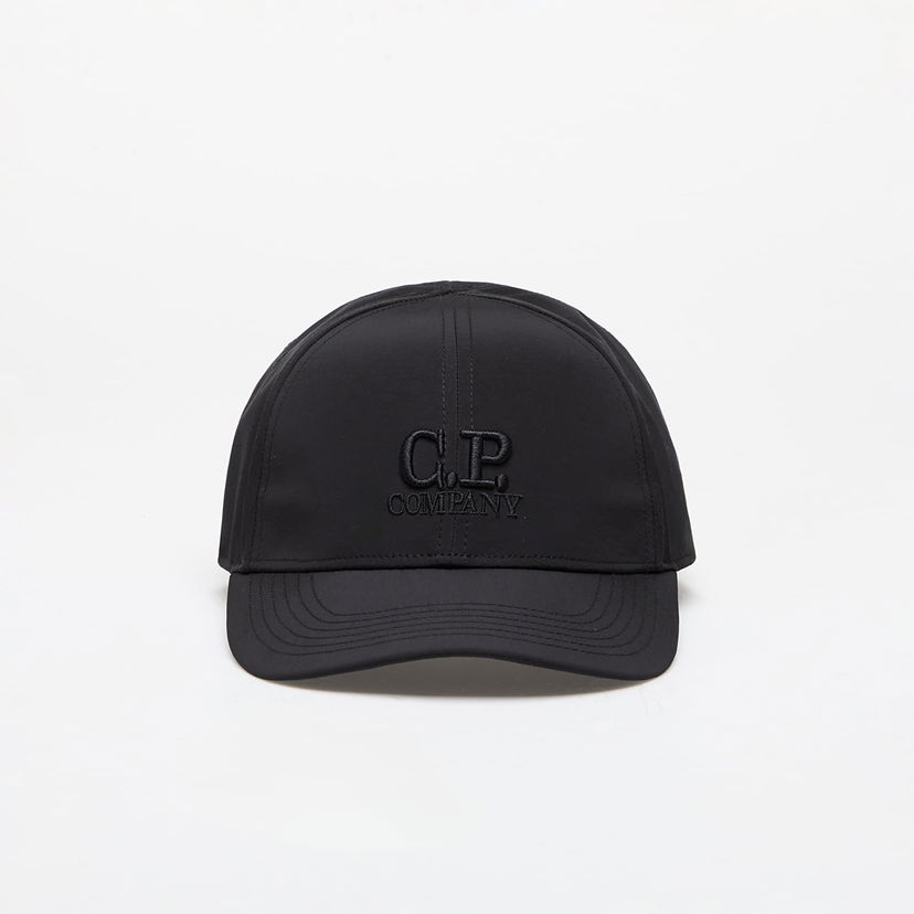 Шапка с козирка C.P. Company Chrome-R Logo Cap Black Черно | 16CMAC147A005904A-999