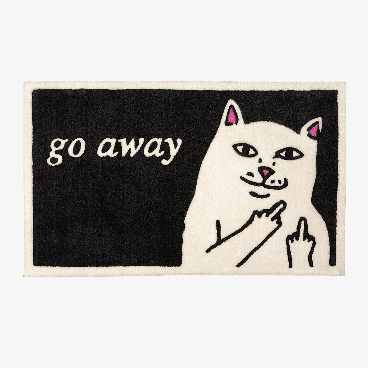 Домашен декор RIPNDIP Go Away Rug Черно | RND0641, 0