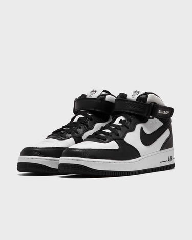 Кецове и обувки Nike Stüssy x Air Force 1 Mid "Black" Черно | DJ7840-002, 2
