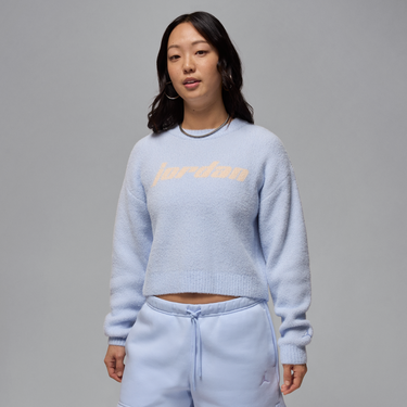 Пуловер Jordan Jordan Fuzzy Cropped Sweater Синьо | HF9453-407, 0