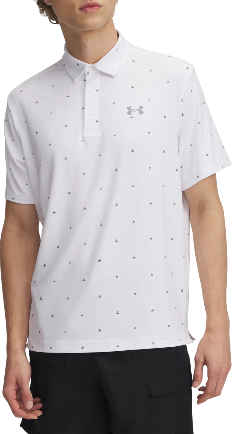 Поло тениска Under Armour Under Armour Playoff 3.0 Printed Polo Shirt Бяло | 1378677-120