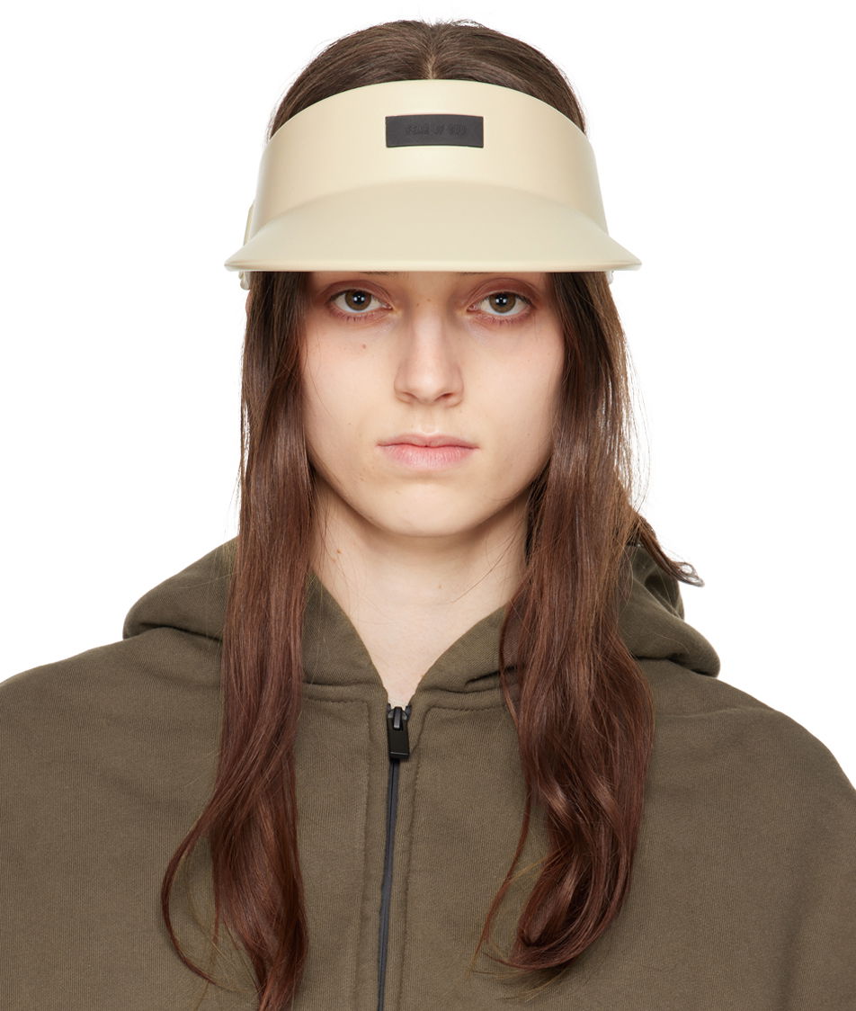 Шапка с козирка Fear of God Taupe Logo Visor Бежово | FG870-035EVA, 0