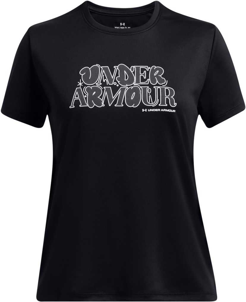 Тениска Under Armour UA Tech Wordmark Short Sleeve T-Shirt Черно | 1389759-001
