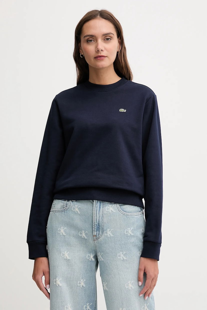 Суитчър Lacoste Lacoste Crewneck Sweatshirt Тъмно синьо | SF5270