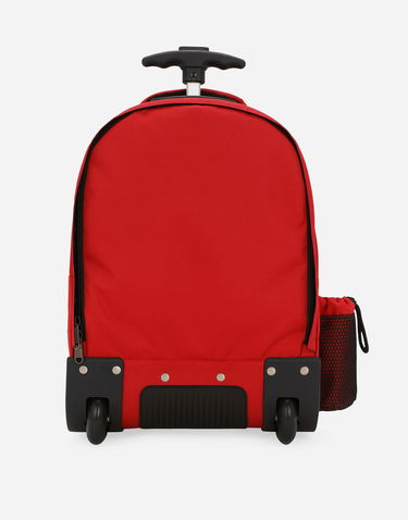 Раница Dolce & Gabbana Dolce & Gabbana Nylon Trolley Backpack Червено | EM0129AK44180303, 2