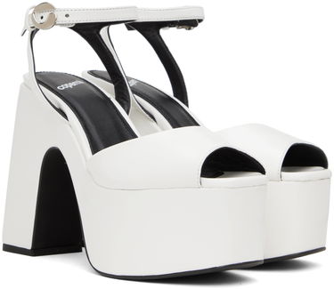 Кецове и обувки Coperni Bridge Platform Sandals Бяло | COPSH14463, 3