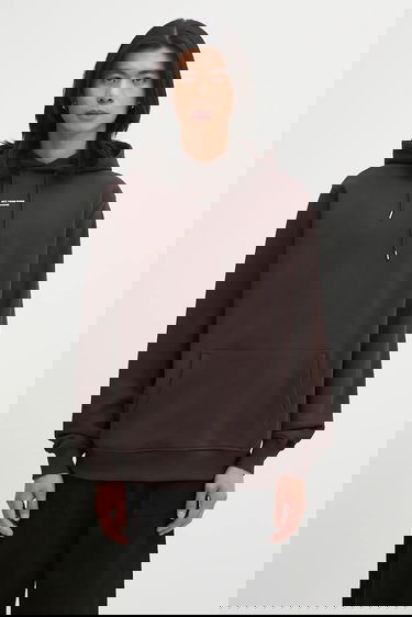 Суитчър Drôle de Monsieur Drôle de Monsieur Le Hoodie Slogan Classique Кафяво | I.HO161.CO127, 0